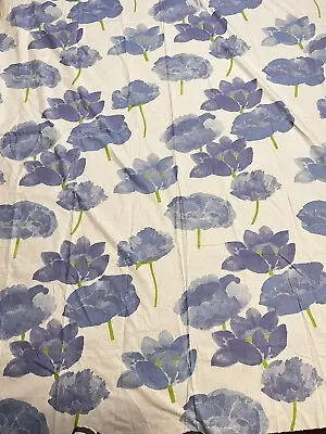 Marimekko NEW 2 1/4 Yard 60 W HURMIO Ishimoto 1999 Lrg Floral Blue Green Fabric • $79.99