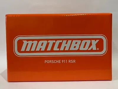 Matchbox Collectors Exclusive Acrylic Porsche 911 RSR Not Hot Wheels • £42.49