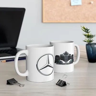 Mercedes Benz Mug Coffee Mug Car Lover Ceramic F1 Mug Unique Gift Tea ONE CUP • $20.99