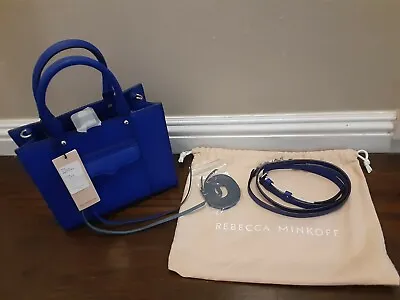 Rebecca Minkoff Mini Mab Tote Crossbody Blue BRAND NEW NWT • $89.99