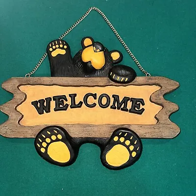 $34.95 • Buy Disney Bear Foots Welcome Sign Originally $62.00