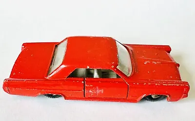 1964 Vintage Lesney •PONTIAC GRAND PRIX G.P. 22-C• Old Matchbox 1-75 Series TOY • $20