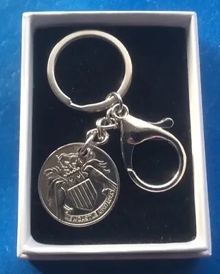 £9.95 • Buy Vintage Newcastle United Fa Cup Centenary Esso Coin And Lobster Clasp Keyring