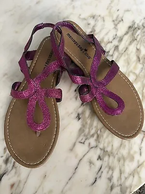 New Montego Bay Club Sparkly Pink Sandals 6.5 • $8