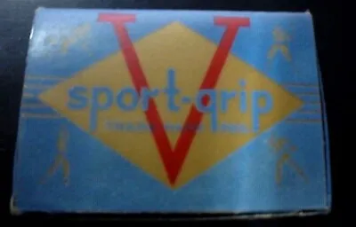 Vintage 1938 Sport-grip Tin With Contents Baseball Golf Tennis Bowling Images • $40