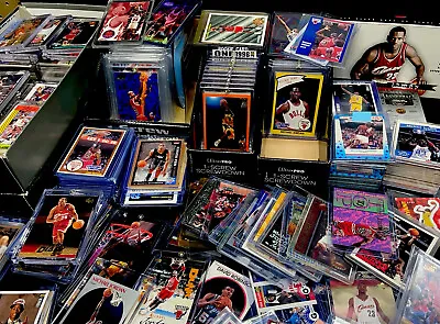 BASKETBALL CARDS VINTAGE Sports Cards Storage Estate Find Lot & MICHAEL JORDAN • $29.42