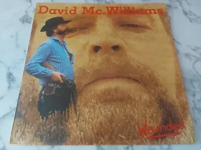 David McWilliams – Wounded 1981 UK LP + Promo Material ROCK POP               HH • £10