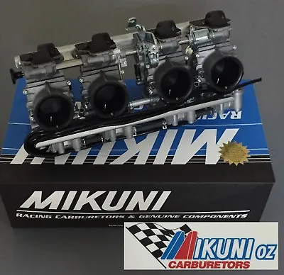 Mikuni RS Carburetor Kit 34mm Smoothbore Pumper Carbs For Suzuki Kawasaki Yamaha • $851.33