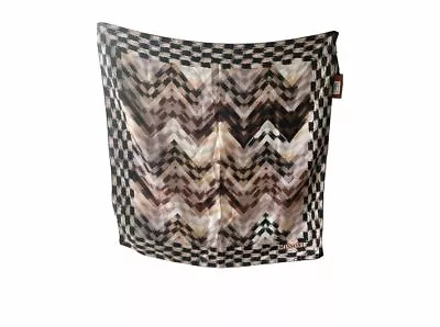 Missoni Silk Chevron Zig Zag Scarf • $60