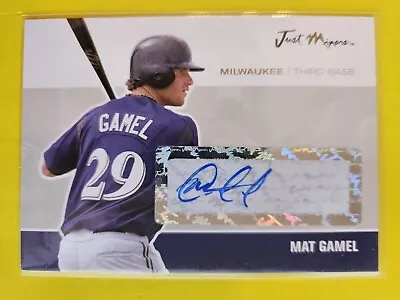 2007 Just Autographs Signatures Autograph #15 Mat Gamel - Milwaukee Brewers • $1.99