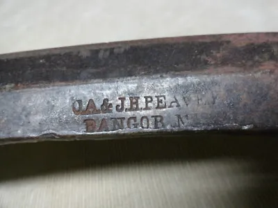 Bangor ME C.A. & J.H. Peavey Drawshave Maine Axe Ax Edge Tool Makers RARE Mark  • $157