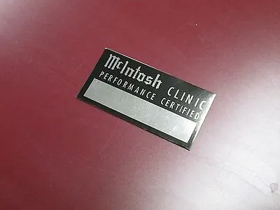 McIntosh Tube Amplifier Preamp   CLINIC CERTIFIED  Repair WRITEABLE DECAL  NEW! • $25
