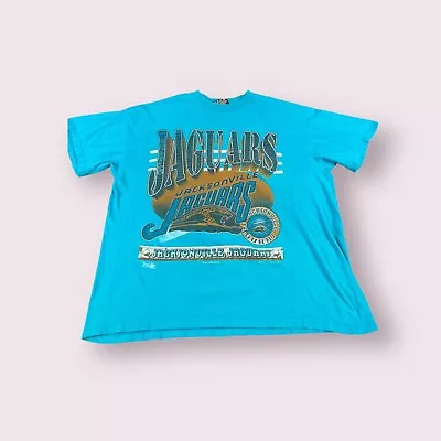 VTG 1994 Americas Favorite For Magic Johnson T's Jacksonville Jaguars T-Shirt XL • $56.60