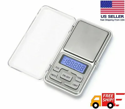 Portable 500g X 0.01g Mini Digital Scale Jewelry Pocket Balance Weight Gram LCD • $7.98