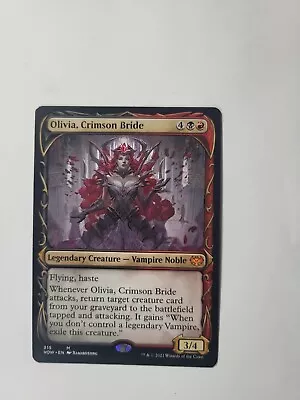 Olivia Crimson Bride Crimson Vow Mythic Rare NM Magic The Gathering Card • $6.99