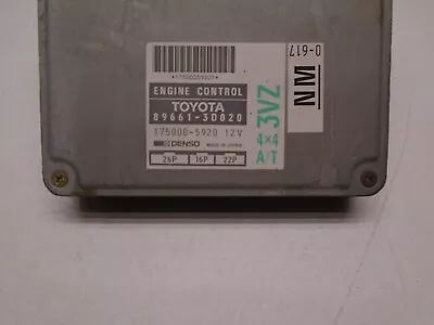 '94 '95 Toyota 4runner 4X4 ECU ECM Computer 3VZ 3.0 Liter A/T  89661-3D020 • $125