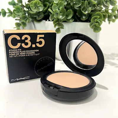 MAC Cosmetics Studio Fix Powder Plus Foundation - C3.5 - 0.52 Oz Authentic • $27.97
