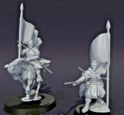 £7.99 • Buy Rangers Banner Bearer  - 28mm Ideal For LoTR, Warhammer Etc Free Postage 