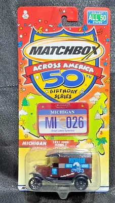 Matchbox Across America 50th Birthday Series Michigan Mattel • $8.25