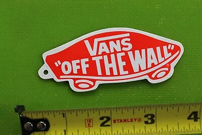 VANS Shoes Off The Wall Red White Skateboard Skateboarding Clothing Tag STICKER • $11