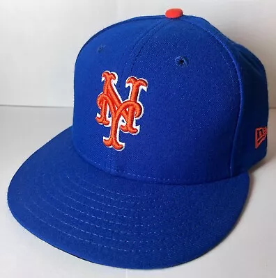 Authentic New York Mets ~ New Era 59Fifty Hat Fitted ~ Size 7 1/4 • $12.50