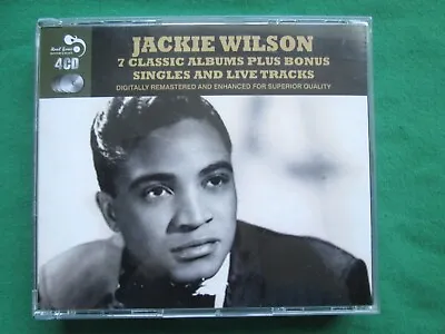 Jackie Wilson - 7 Classic Albums Plus Singles - Real Gone - 4 Cd Set • £14.99