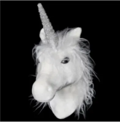 Plush Unicorn Wall Mounted Head  • £14.99