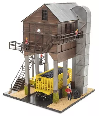 O Scale O Gauge Coal Tipple Industrial Building With Coal Car & Pickup Truck NEW • $149.56