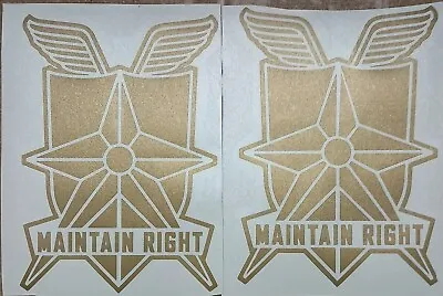 X2 MFP MAD MAX GOLD Sticker Decal Badge Pursuit Special Road Warrior Interceptor • $8.99