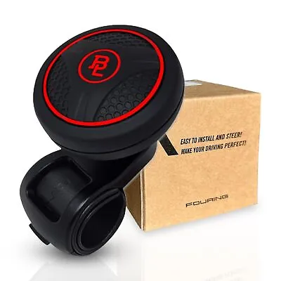 FOURING BL Steering Wheel Knob Spinner - Universal Non-Slip Fit ABS & Premiu... • $26.35