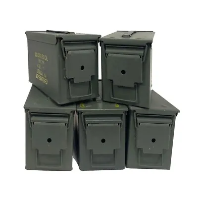 5 Pack 50 Cal Ammo Can-Grade 1 • $102.50