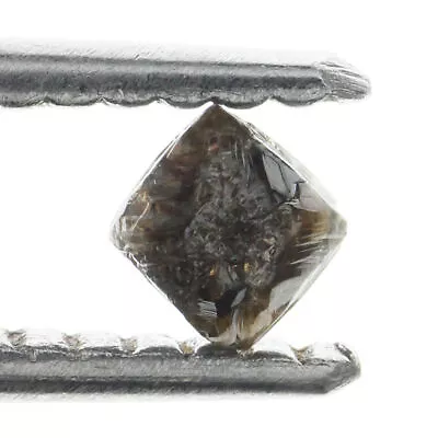 Octahedron 0.36 Carat Natural Loose Light Brown 3.98X3.37X3.02MM Rough Diamond • $28