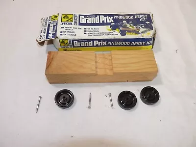 Vintage Official Cub Scout GrandPrix Pinewood Derby Kit No. 1622 • $9.99