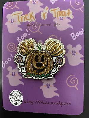 Disney Mickey Pumpkin Head Pin • $6.50