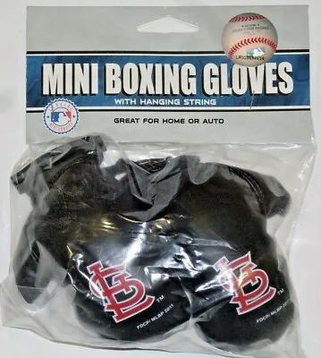 MLB St. Louis Cardinals 4 Inch Mini Boxing Gloves For Mirror By Fremont Die • $14.99
