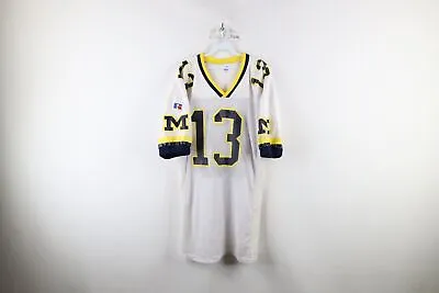 Vtg 90s Russell Athletic Game Issued University Of Michigan Football Jersey XL • $289.95