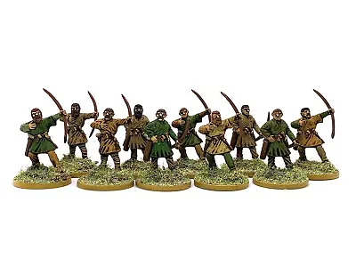 NORTHUMBRIAN SAXON ARCHERS 10 28mm Painted Historical Wargame DARK AGE SAGA • £40