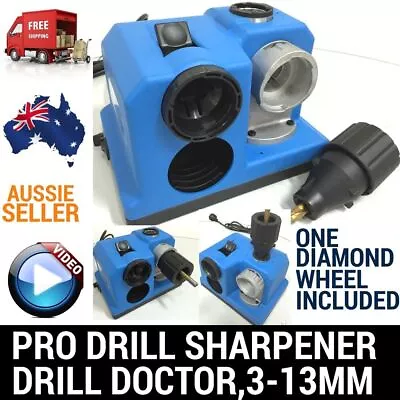 Electric Pro Drill Bit Sharpener Sharpening Tool Doctor Grinder 3-13m Capacity • $99