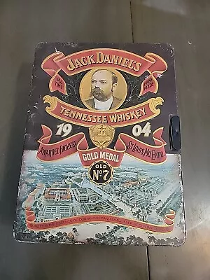 Vintage Jack Daniels 1904 Gold Medal No.7 Tennessee Whiskey Large Tin Box Hinged • $5