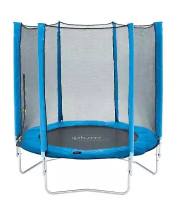 Junior Trampoline & Enclosure (Blue) - 6ft - Plum Play • $441.49