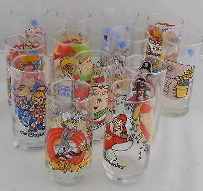 Lot Of 13 Character Glasses E.T. Muppets Chipmunks Bugs Bunny Kermit • $49.99