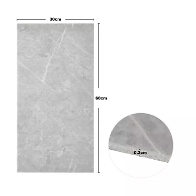 Modern Decorative Wall Panels 10x Marble Effect Ceiling Tiles Decor PVC Cladding • £12.46