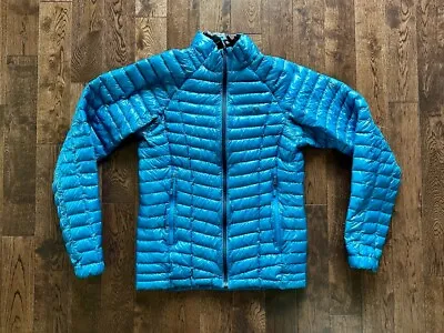 Mountain Hardwear Ghost Whisperer Down Jacket Men's Small Dark Compass Blue • $124.95