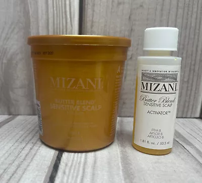 Mizani Butter Blend Sensitive Scalp Relaxer 7.5 Oz Butter Blend Activator 1.81oz • $15.99