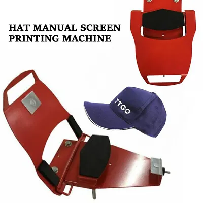 Hat Clamp Silk Screen Printer Equipment Curved Screen Printing Machine For Cap • $106.40