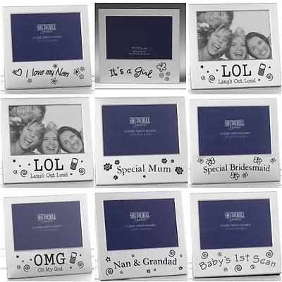 £3.32 • Buy Photo Frame Over 50 Variations Mum Dad Uncle Auntie Scan Grandad Nan Birthdays 