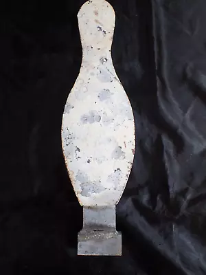 Vintage Steel Carnival Shooting Gallery Target Bowling Pin • $49.99