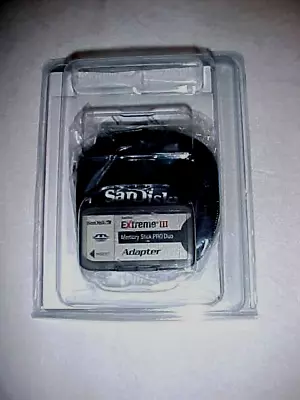 San Disk Extreme Iii Memory Pro Duo 80-36-00407 • $0.01