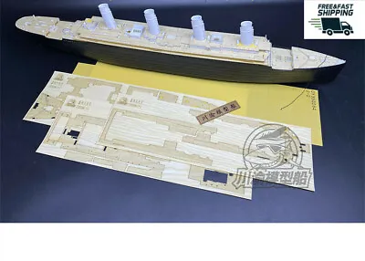 1/350 Scale Wooden Deck Masking Sheet For Minicraft 11318 RMS Titanic Model HOT • $28.35