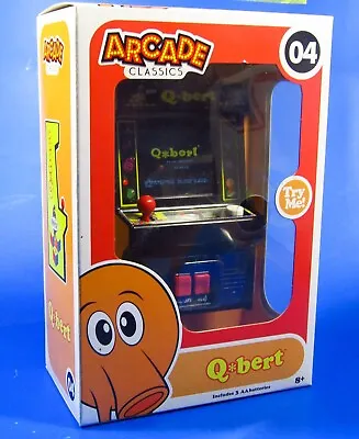 SEALED Atari Arcade Classics - Q-Bert Mini Arcade Game Basic Fun Brand #09541 • $24.99